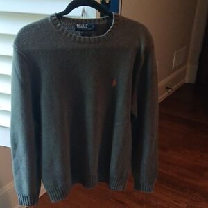 Polo by Ralph Lauren Gray Crewneck Sweater